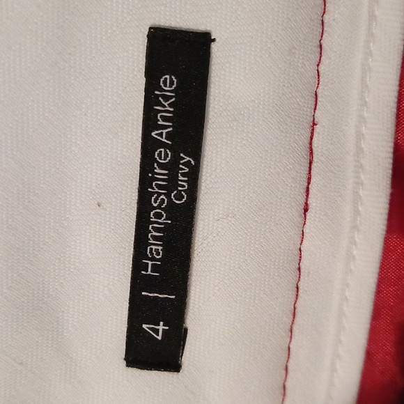 Talbots "Hampshire" Curvy Ankle Cropped Pants in Size 4 (NWT) - Picture 6 of 9